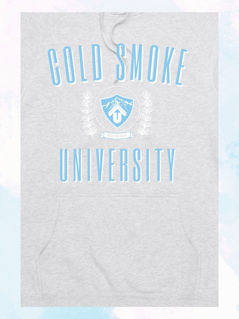 campus hoodie | white heather