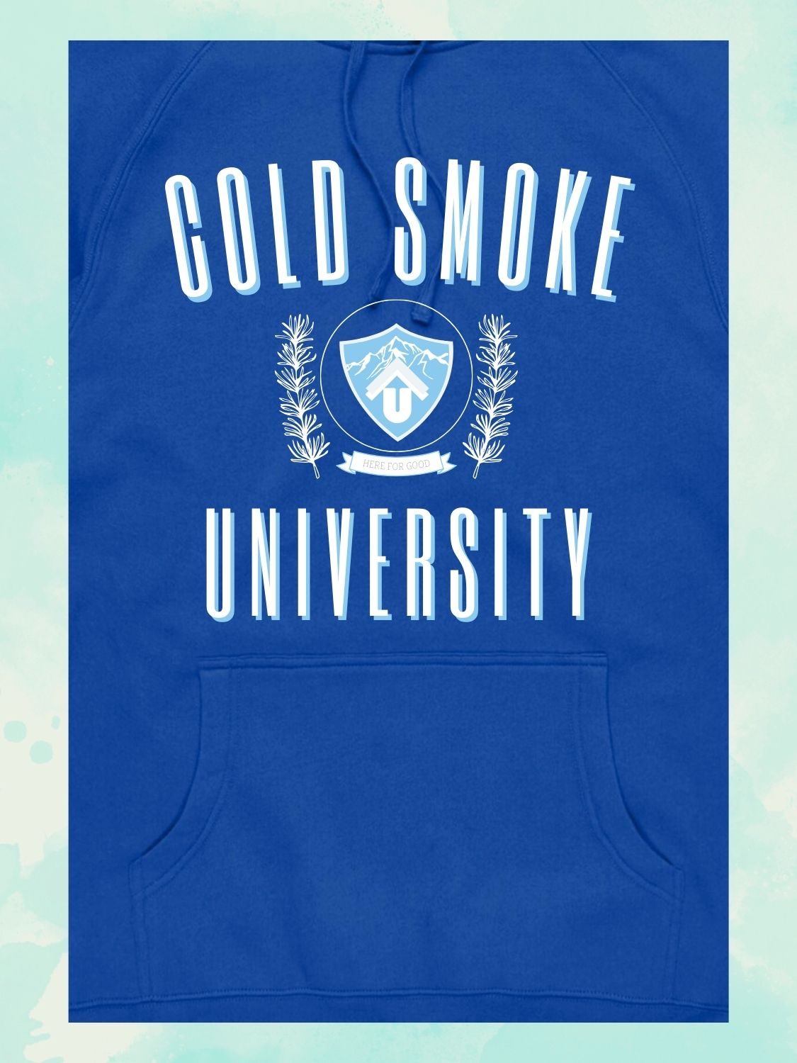 campus hoodie | royal blue