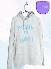 campus hoodie | white heather