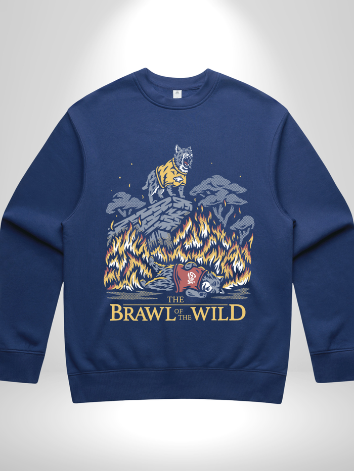 brawl of the wild | crewneck