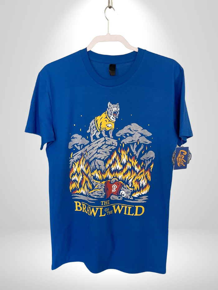 brawl of the wild | royal | t-shirt