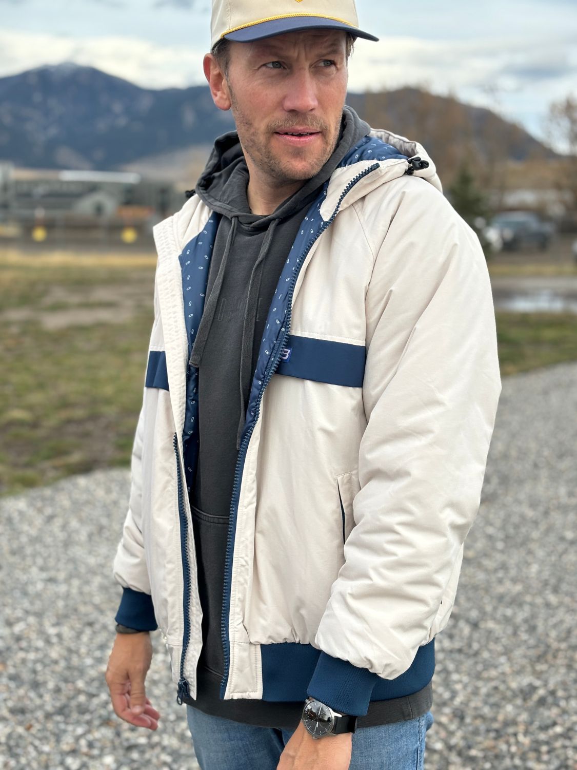 cbsports primaloft coat | men | stone